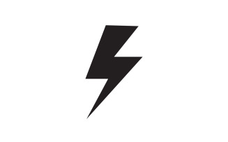 Thunderbolt flash lightning faster logo v44