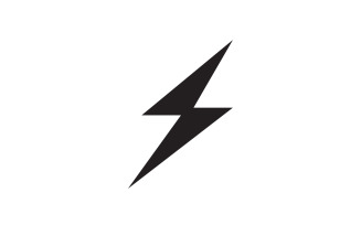 Thunderbolt flash lightning faster logo v45