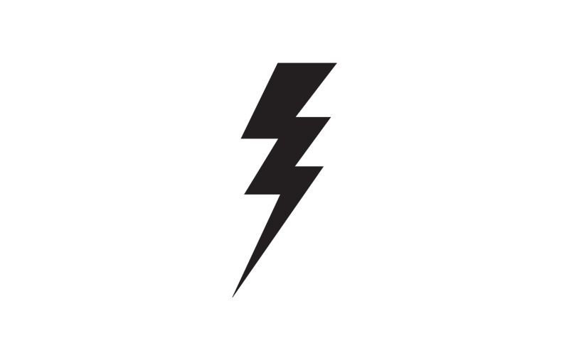 Thunderbolt flash lightning faster logo v46 Logo Template