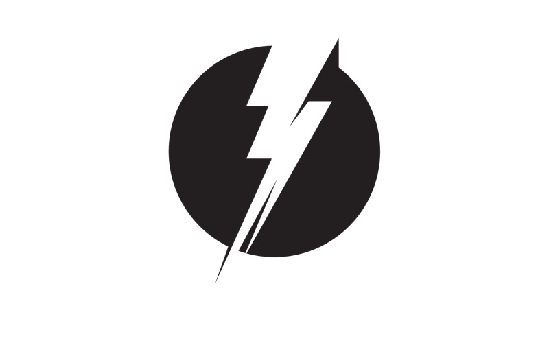 Thunderbolt flash lightning faster logo v54 Logo Template
