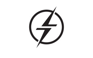 Thunderbolt flash lightning faster logo v55