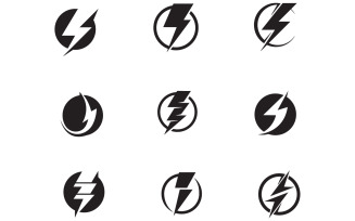 Thunderbolt flash lightning faster logo v69