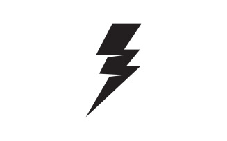 Thunderbolt flash lightning faster logo v74