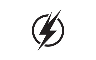 Thunderbolt flash lightning faster logo v76