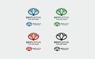 Best Lotus Flower Vector Logo