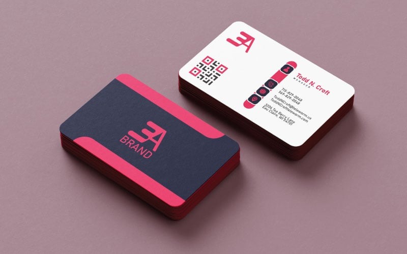Business Card Template - Visiting Card Corporate Identity