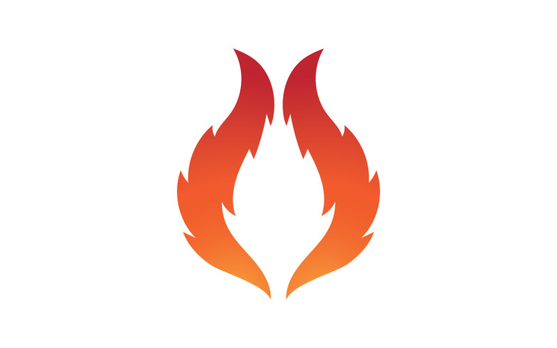 Fire hot burning logo vector v3 Logo Template