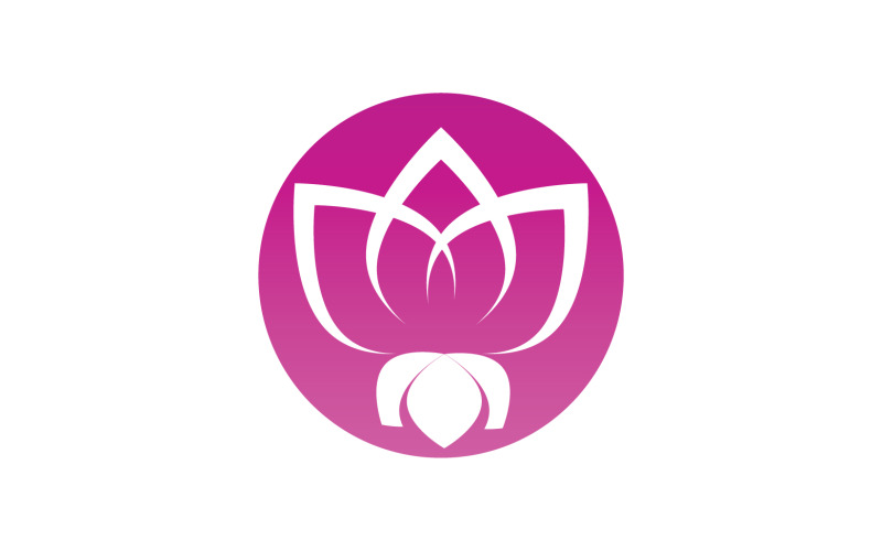 Flower lotus flower beauty logo v1 Logo Template
