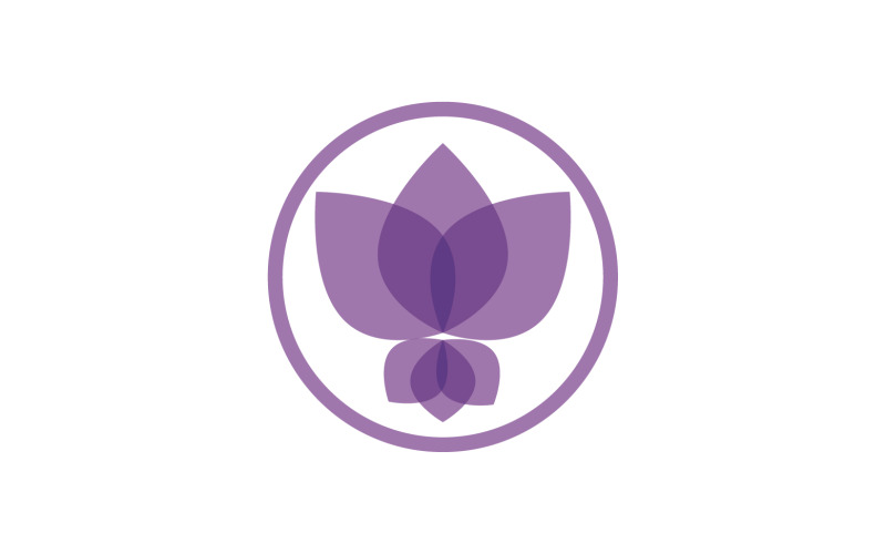Flower lotus flower beauty logo v2 Logo Template