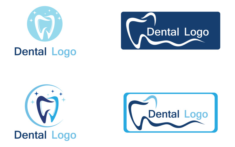 Health dental care dentis logo vector v25 Logo Template