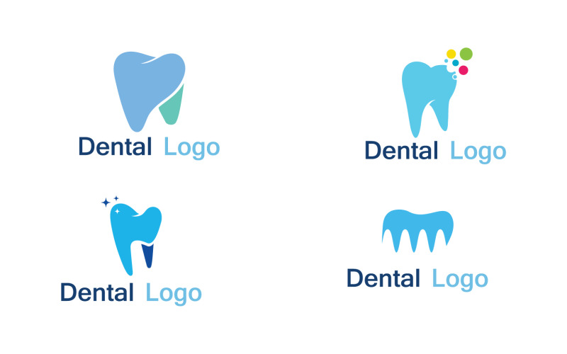 Health dental care dentis logo vector v28 Logo Template