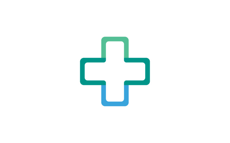 Medical cross hospital logo vector v2 Logo Template