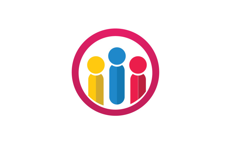 Team group community people team logo v1 Logo Template