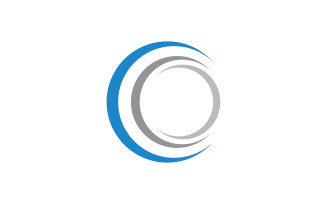 Circle c logo initial business logo v1