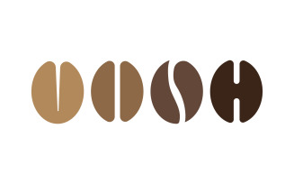 Coffee drink logo vector v4