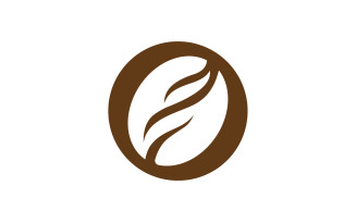 Coffee drink logo vector v5