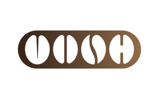 Coffee drink logo vector v6