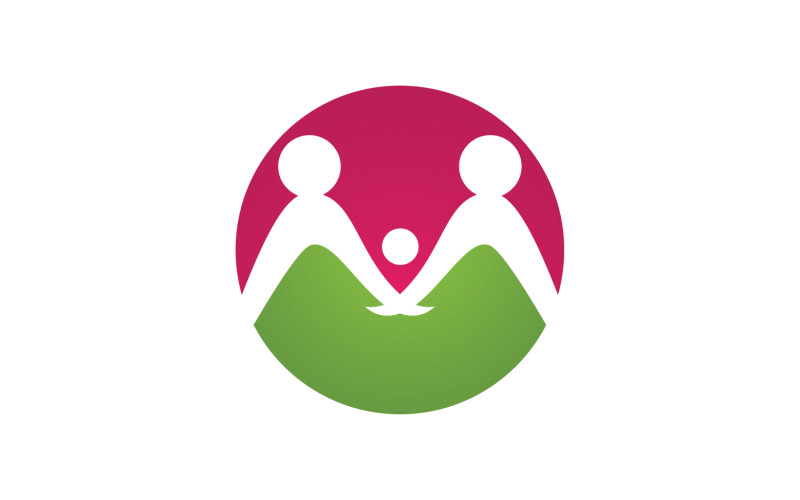 Family care health people logo v3 Logo Template