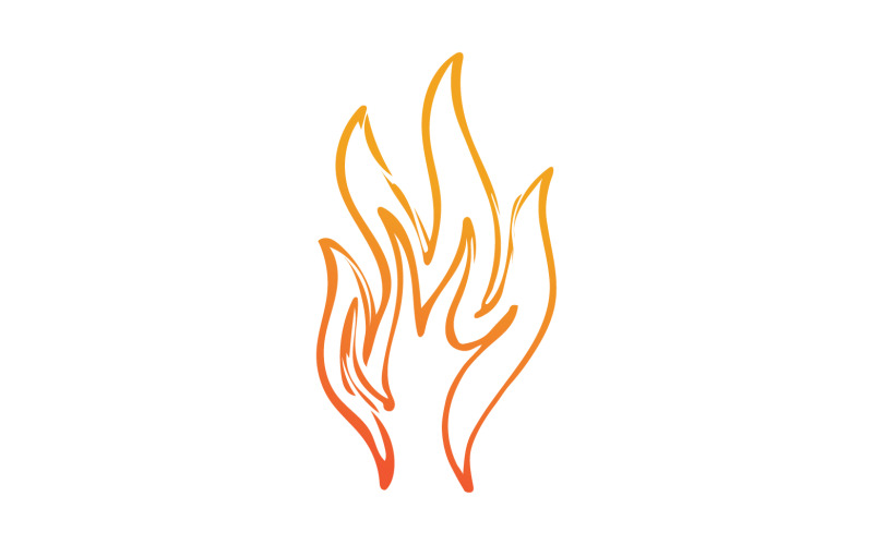 Hot fire burn vector logo v9 Logo Template