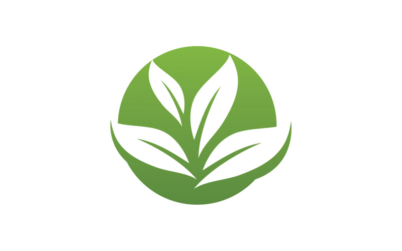 leaf nature go green logo vector v4 Logo Template