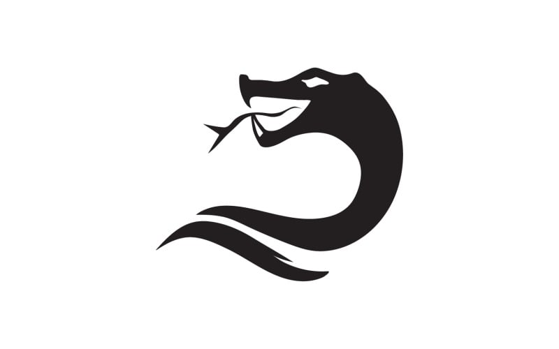 Viper snake logo vector template v2 Logo Template