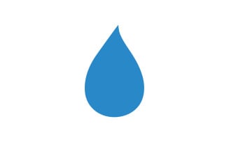 Water aqua drop nature logo vector v5