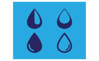 Waterdrop oil nature logo vector v2