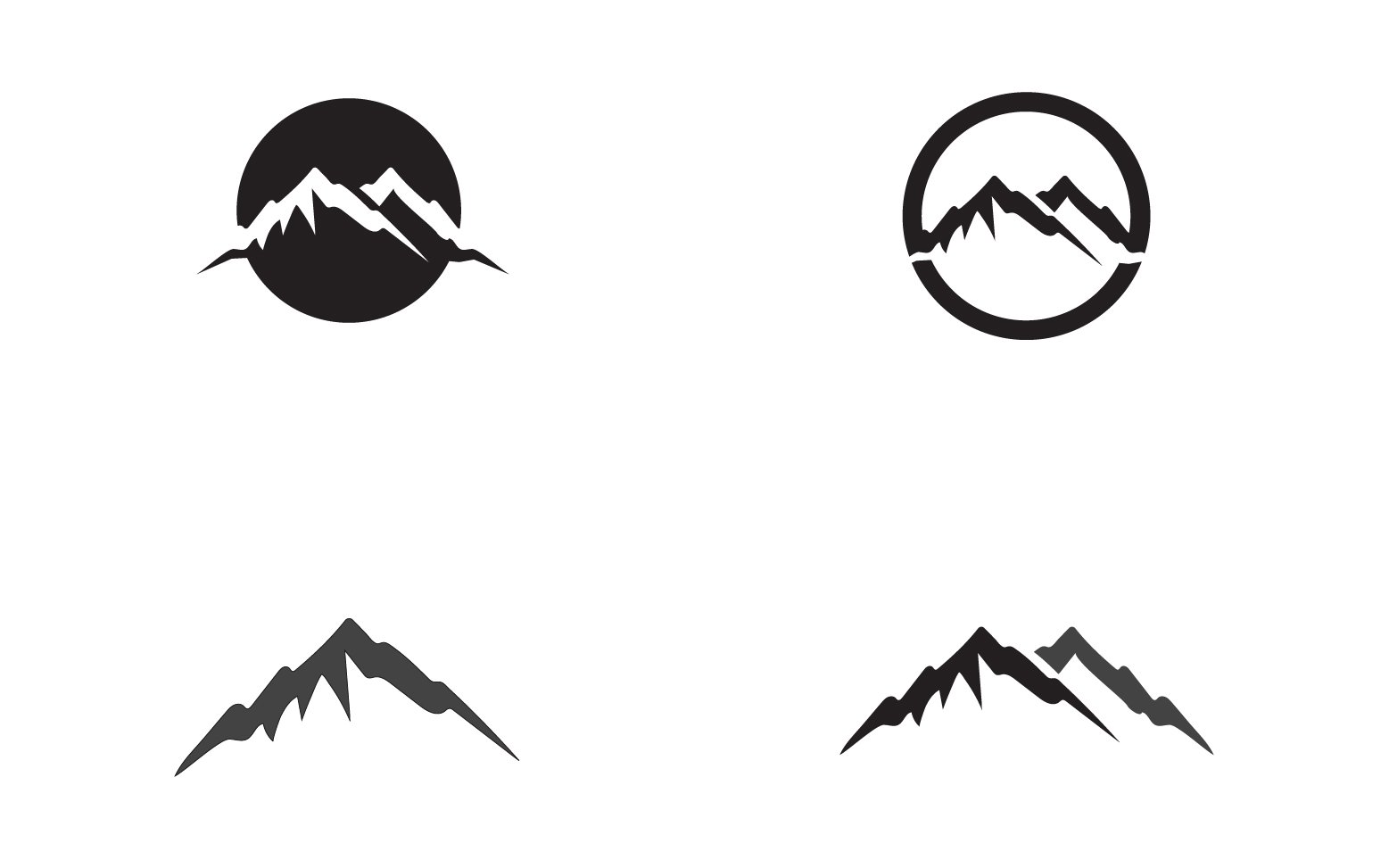 Kit Graphique #348325 Mountain Icon Divers Modles Web - Logo template Preview