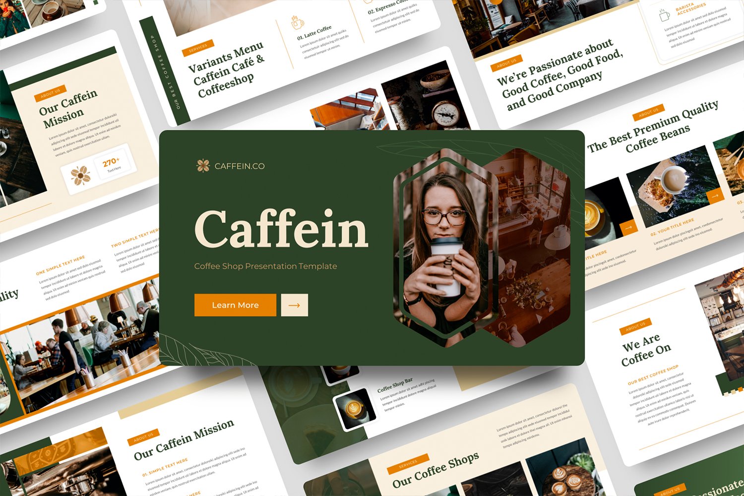 Template #348397 Business Cafe Webdesign Template - Logo template Preview