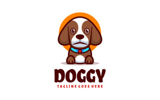 Doggy Mascot Cartoon Logo