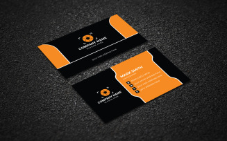 Modern and Clean Professional Business Card Template