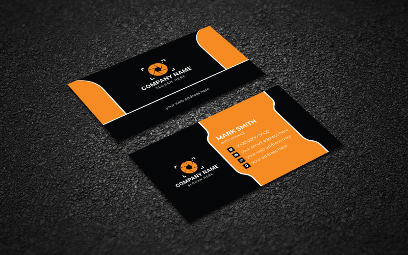 Modern and Clean Professional Business Card Template Corporate Identity