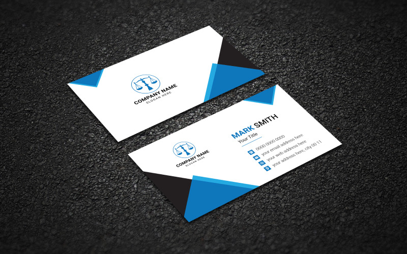 Modern and Creative Professional Business Card Template Corporate Identity