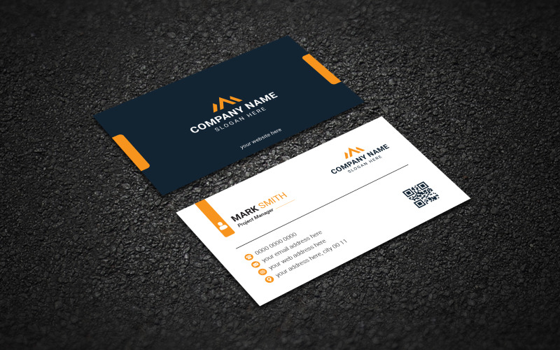 Professional Corporate Business Card Design Template Corporate Identity