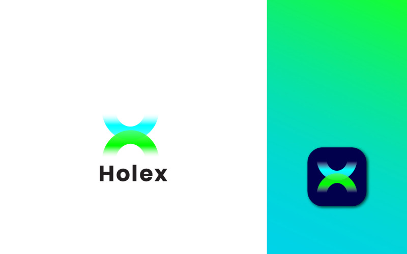Letter H Logo Design with Branding Guidelines Logo Template