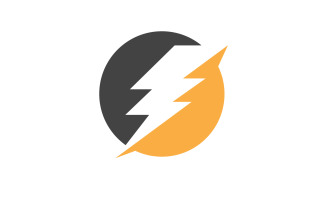 Strom thunderbolt flash lightning logo v10
