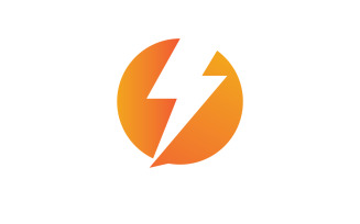 Strom thunderbolt flash lightning logo v12