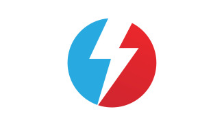 Strom thunderbolt flash lightning logo v17