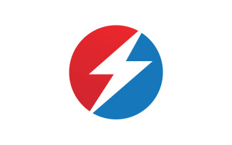 Strom thunderbolt flash lightning logo v18