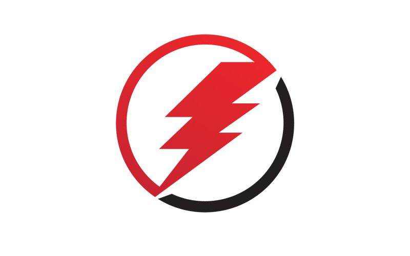 Strom thunderbolt flash lightning logo v19 Logo Template
