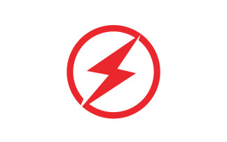 Strom thunderbolt flash lightning logo v22