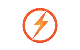 Strom thunderbolt flash lightning logo v25