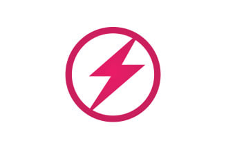 Strom thunderbolt flash lightning logo v27