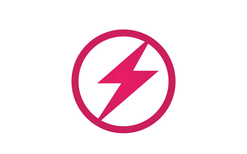 Strom thunderbolt flash lightning logo v27 Logo Template