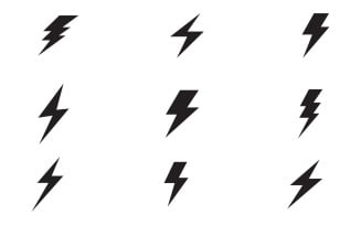 Strom thunderbolt flash lightning logo v28