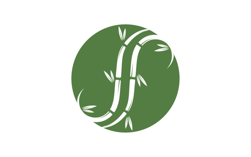 Bamboo tree logo vector v1 Logo Template