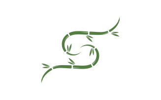Bamboo tree logo vector v22