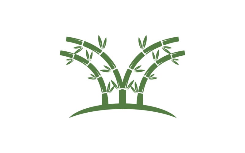 Bamboo tree logo vector v24 Logo Template