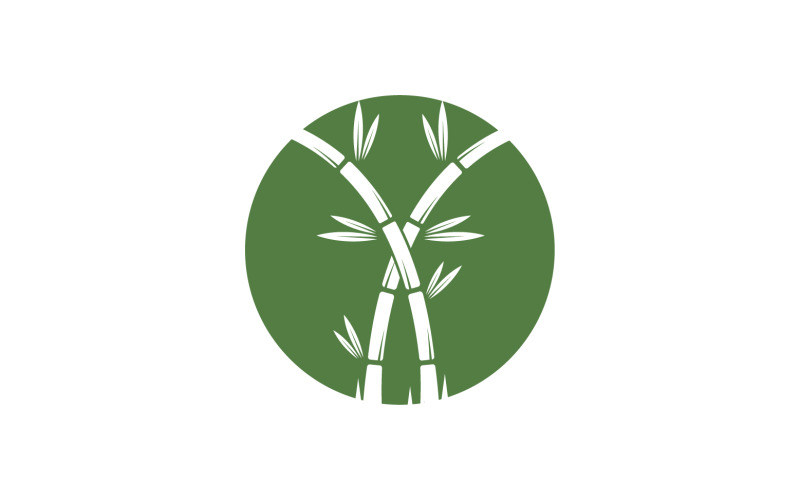 Bamboo tree logo vector v30 Logo Template