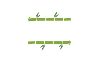 Bamboo tree logo vector v3